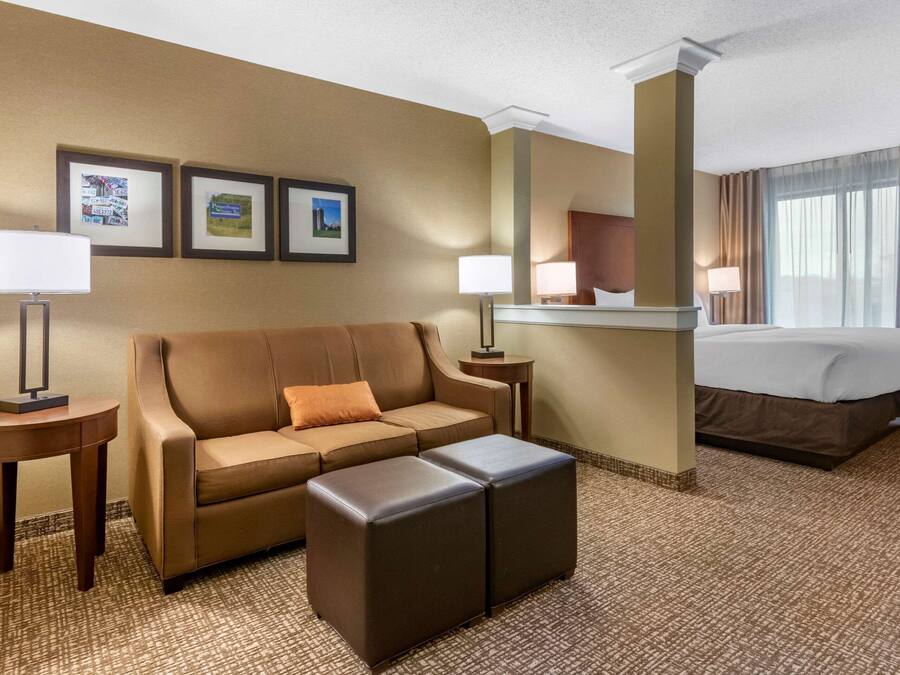 Desk, blackout curtains, iron/ironing board, free cots/infant beds