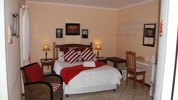 Bar mini, peti besi dalam bilik, Wi-fi percuma, cadar katil