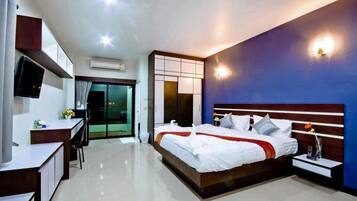 Minibar, caja de seguridad en la habitación, escritorio y wifi gratis