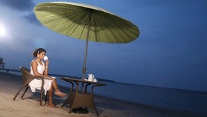 Outdoor dining - Minn Gee Resort Passikuda (Pasikuda)