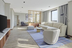 Presidential-Suite, 1 Einzelbett (Dining) | Bettwäsche aus ägyptischer Baumwolle, hochwertige Bettwaren