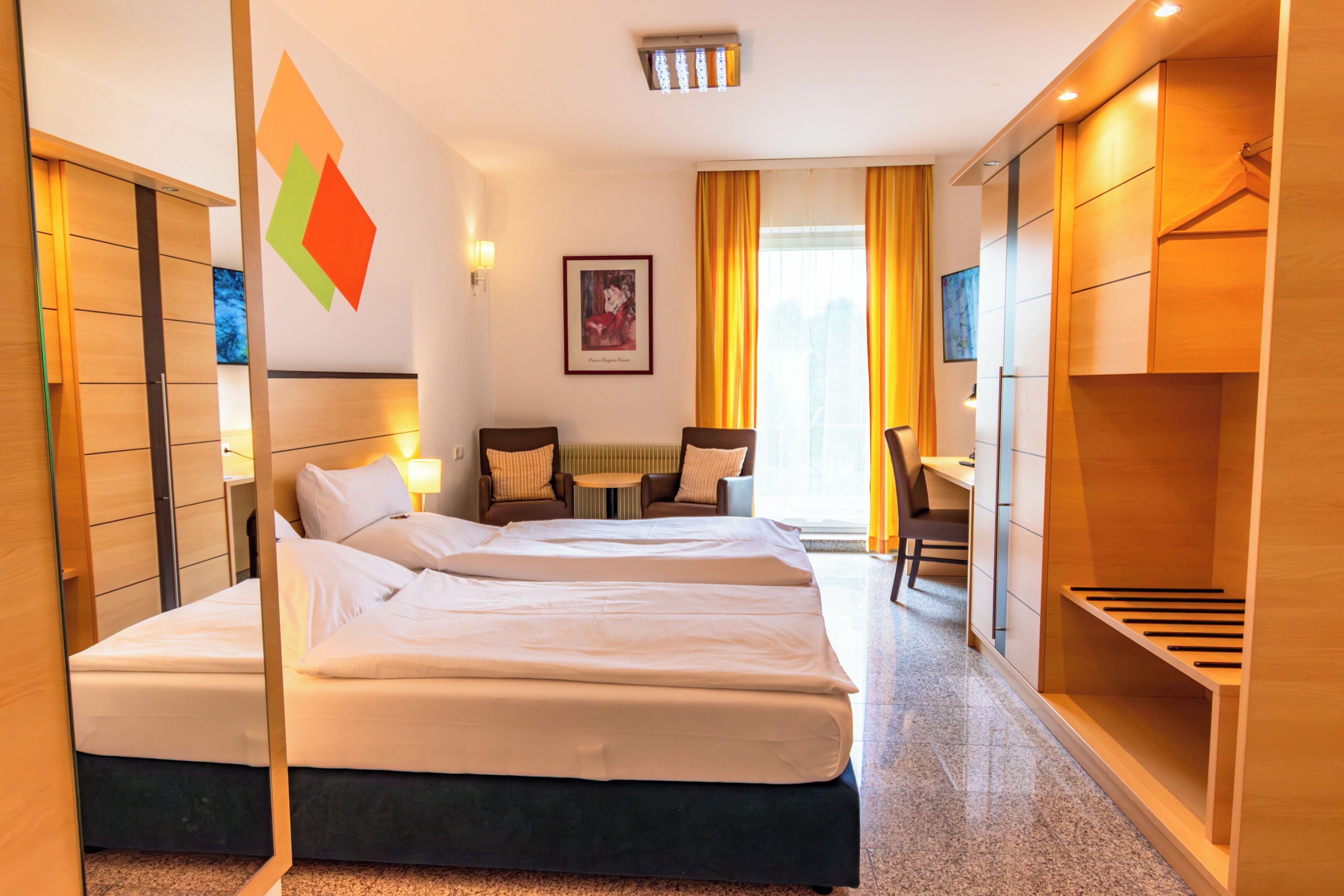 Premium bedding, minibar, in-room safe, desk