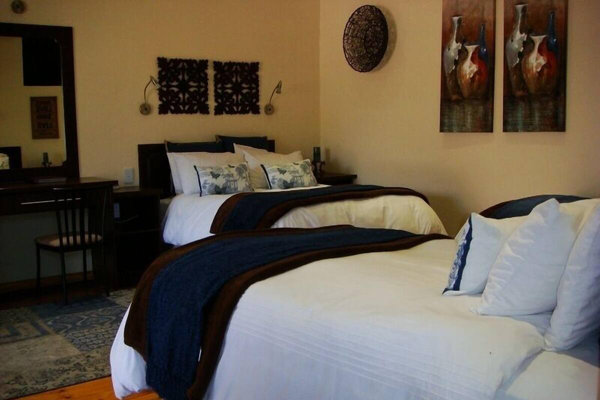 FAMILY ROOM WITH DSTV- (10) | Premium bedding, in-room safe, desk, iron/ironing board