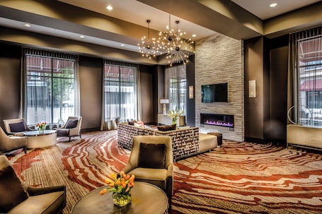 Sala de estar en el lobby