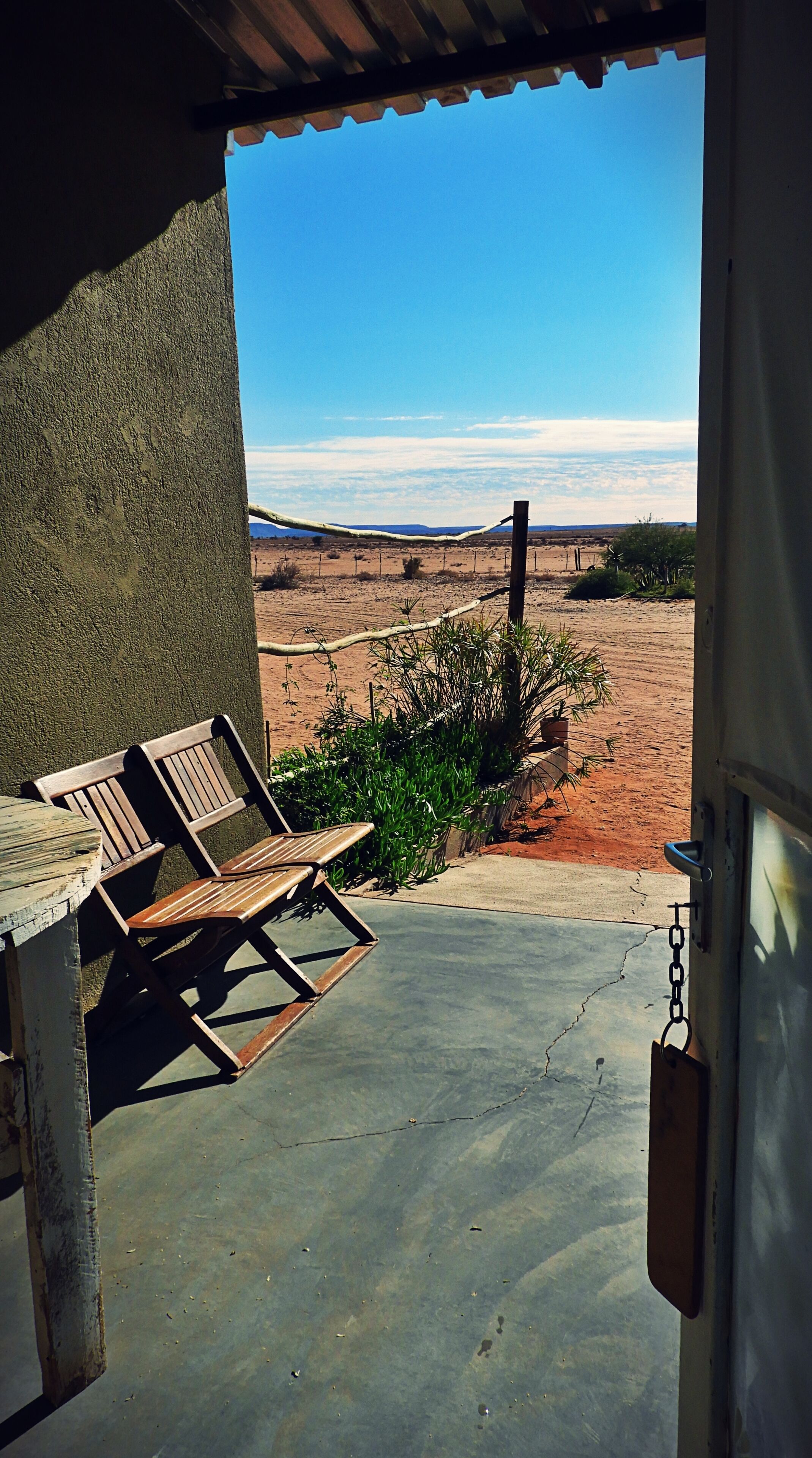 Eenvoudige kamer | Terras