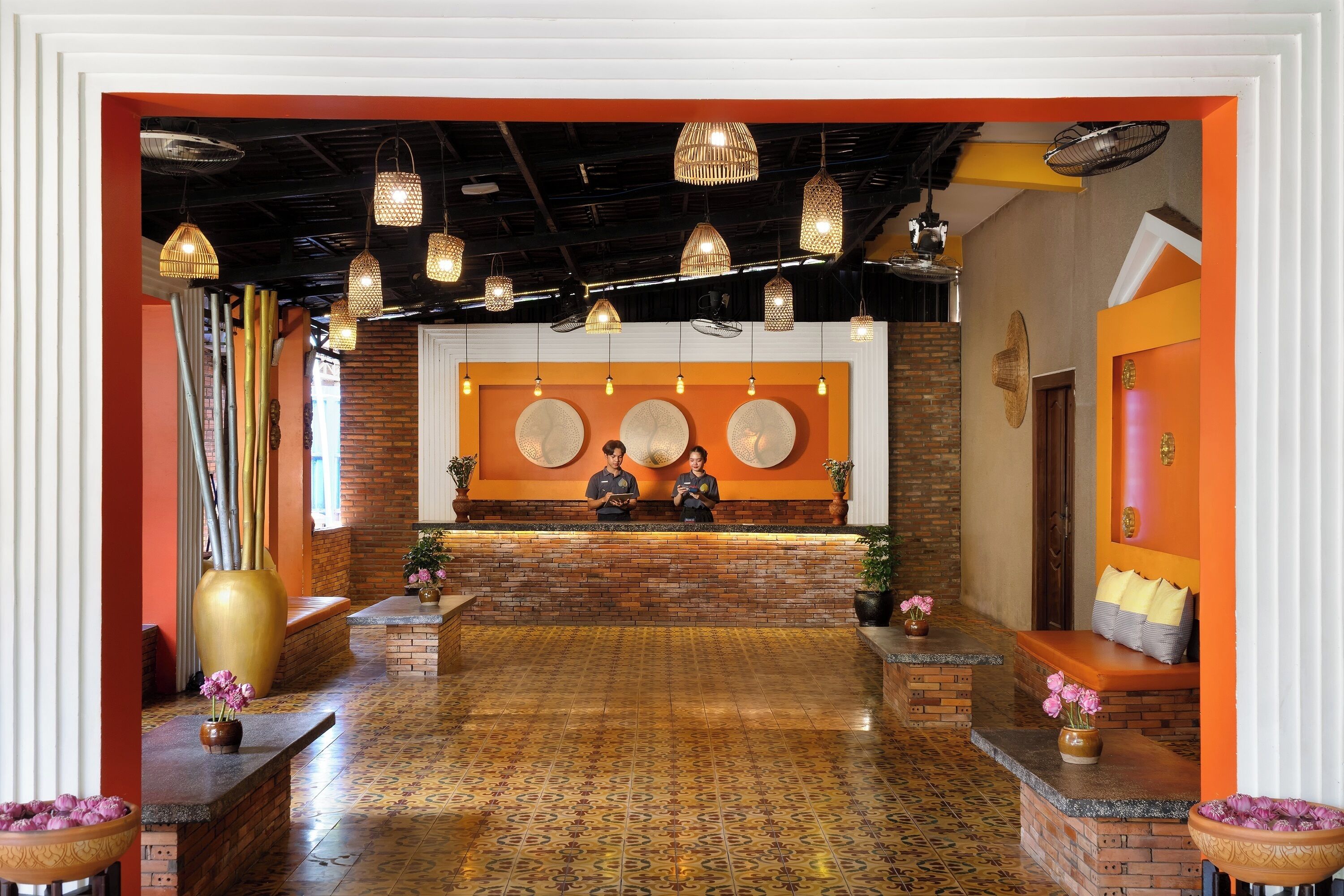 Sala de estar en el lobby