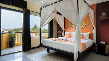 Deluxe Double Room, Balcony, Pool View (Free Bus Station Pick Up) | Minibar, in-room safe, individually decorated, individually furnished