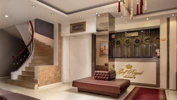 Sitteområde i lobbyen