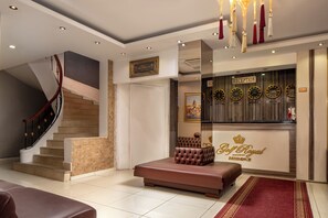 Sitteområde i lobbyen