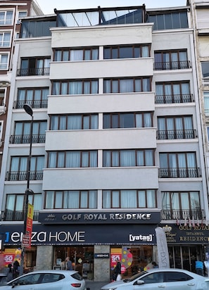 Façade de l’hébergement