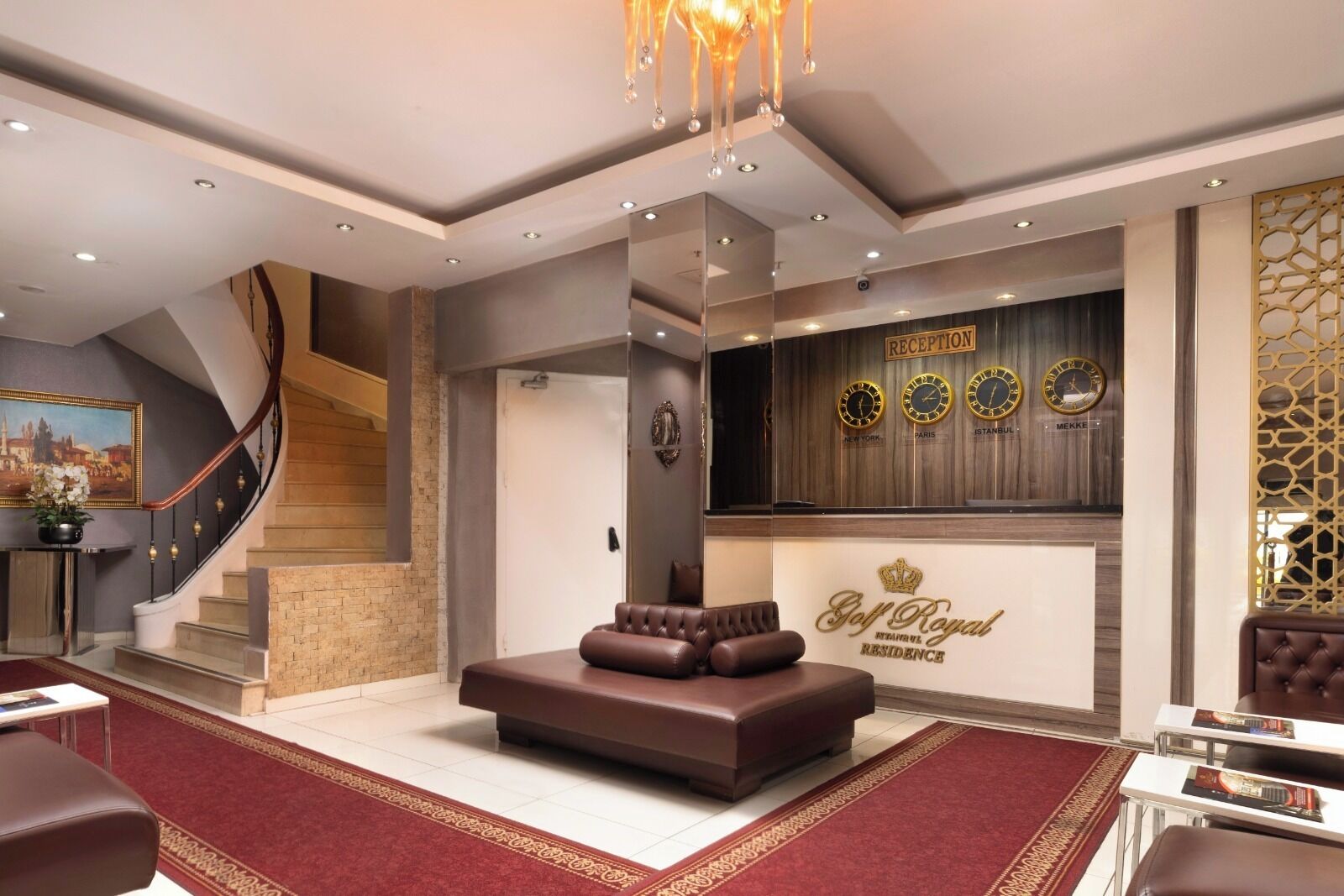 Lobby sitting area