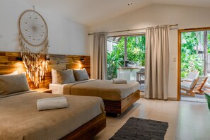 Bungalow, 2 slaapkamers | Een kluis op de kamer, gratis wifi, beddengoed