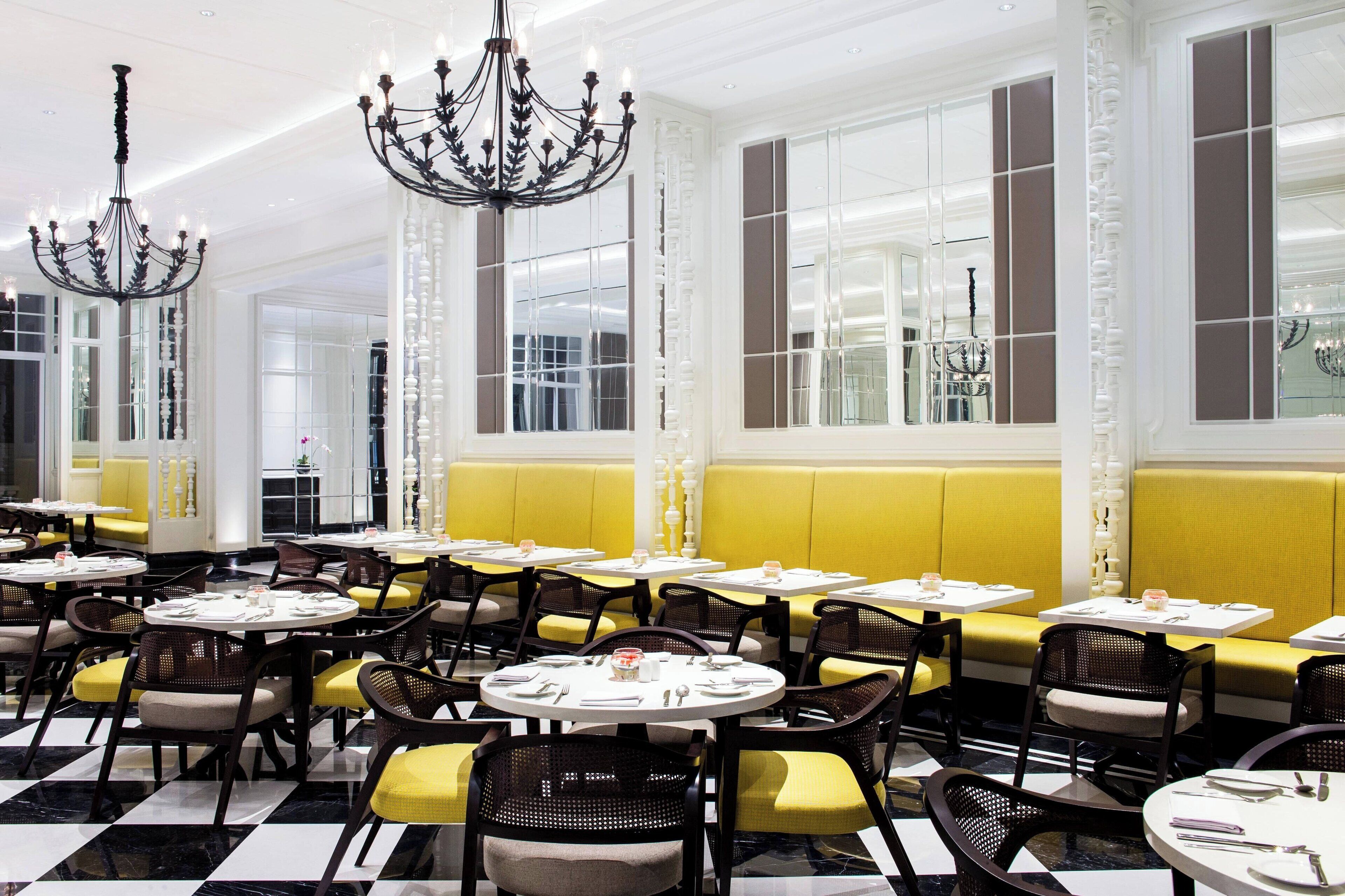 breakfast, lunch, dinner served; international cuisine