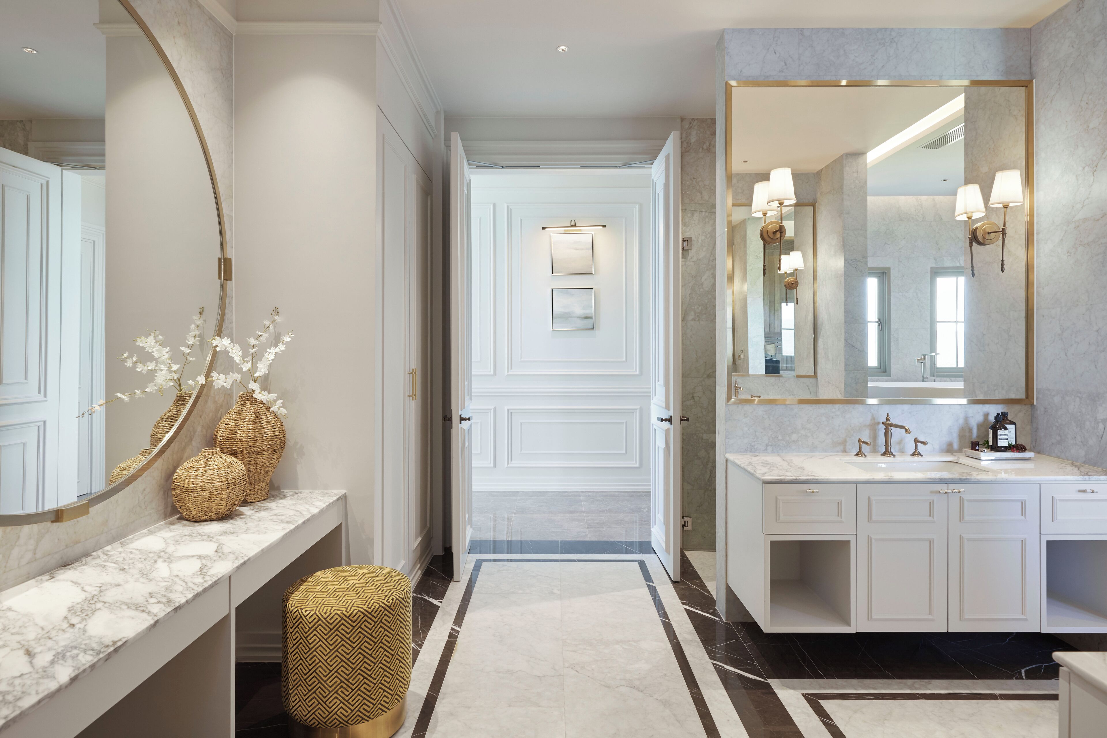 royal penthouse | bathroom | separate bathtub and shower, eco-friendly toiletries, hair dryer