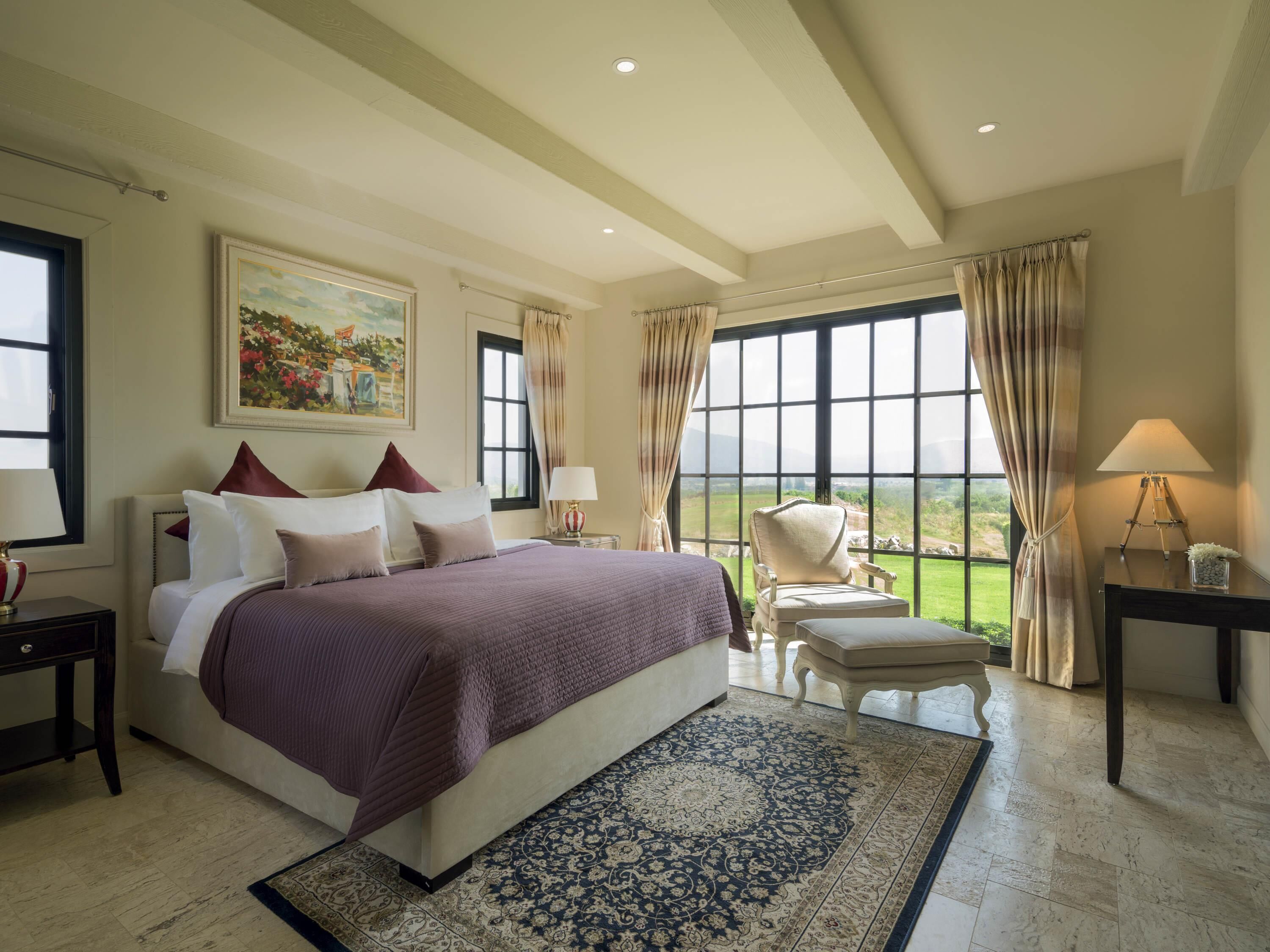 villa, 3 bedrooms, private pool (pool) | minibar, in-room safe, desk, iron/ironing board