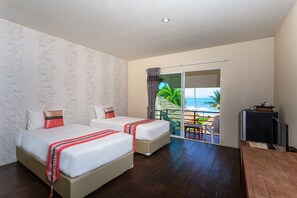 ห้องดีลักซ์, วิวทะเล | 1 ห้องนอน, โต๊ะทำงาน, Wi-Fi ฟรี