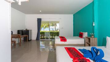 Deluxe Cottage, Beach View | 1 bilik tidur, meja, Wi-fi percuma