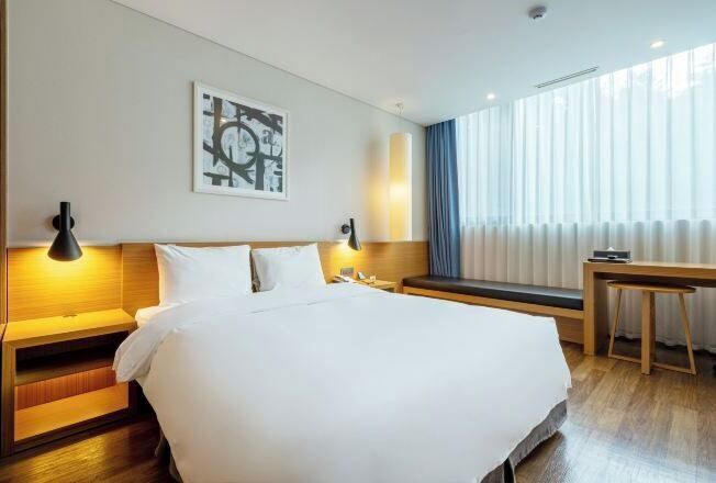 Premium bedding, down duvets, in-room safe, individually decorated