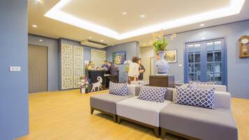 Sala de estar en el lobby