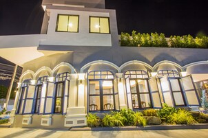 Front of property – evening/night