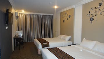 Desk, iron/ironing board, free WiFi, bed sheets