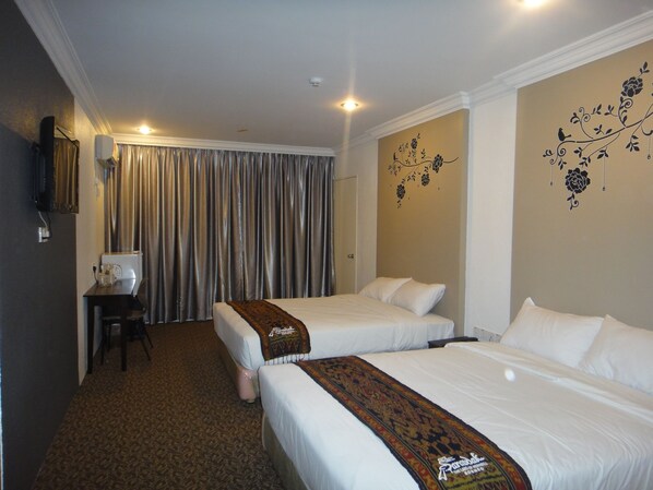 Desk, iron/ironing board, free WiFi, bed sheets