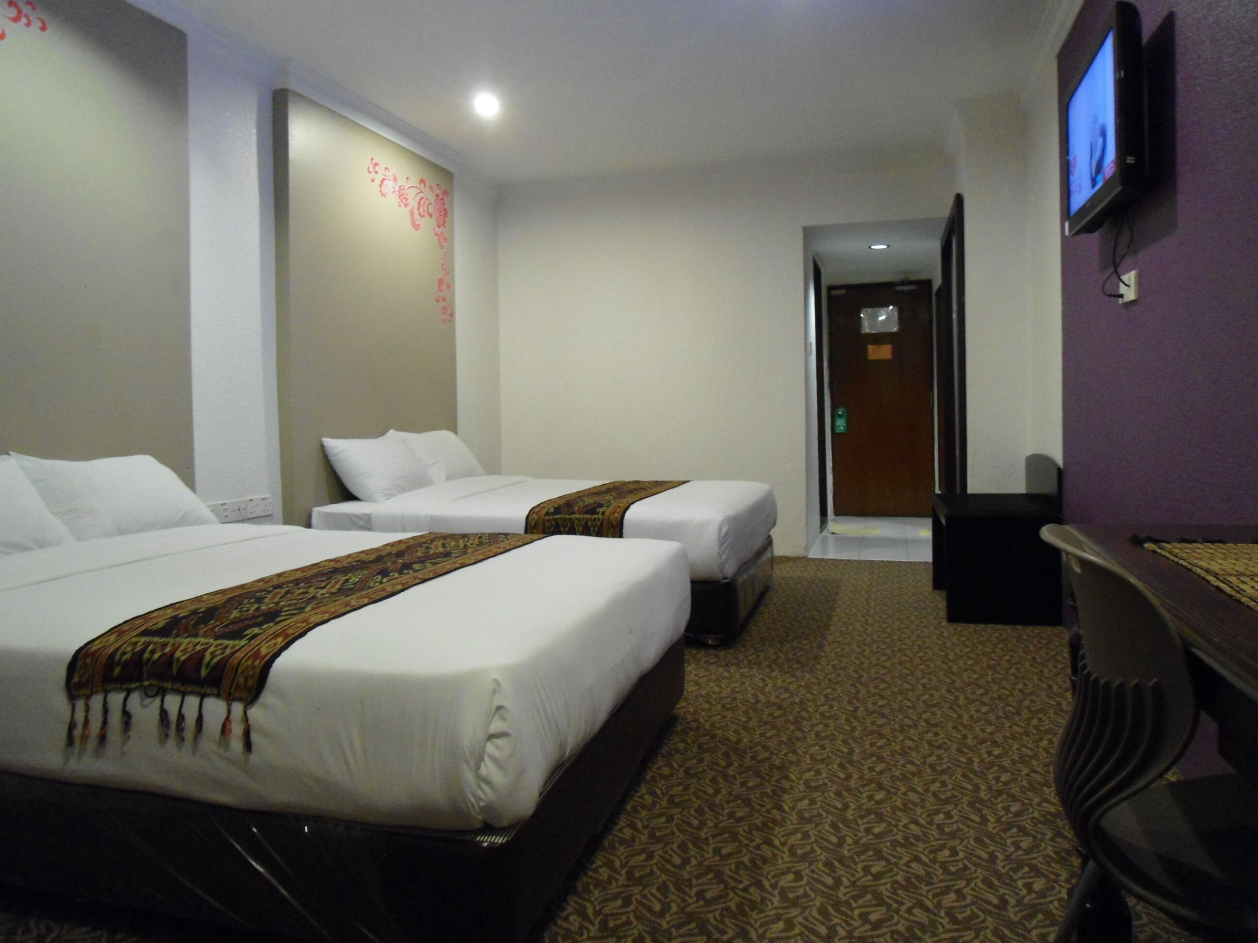 Deluxe Room, 2 Queen Beds | Desk, iron/ironing board, free WiFi, bed sheets