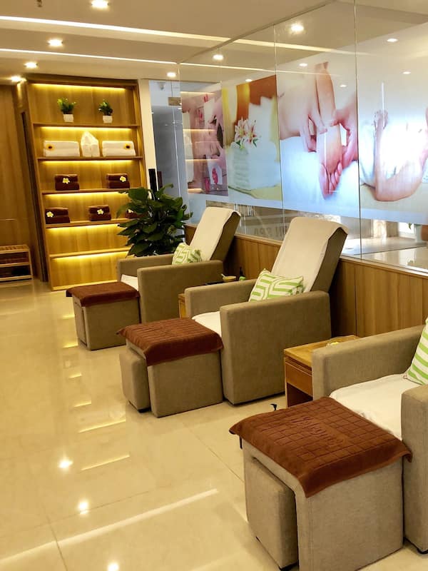 Hot stone massages, body scrubs