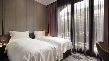 Classic-herbergi - 2 einbreið rúm - jarðhæð | Útsýni úr herberginu