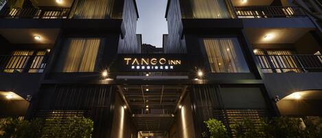 Front of property – evening/night