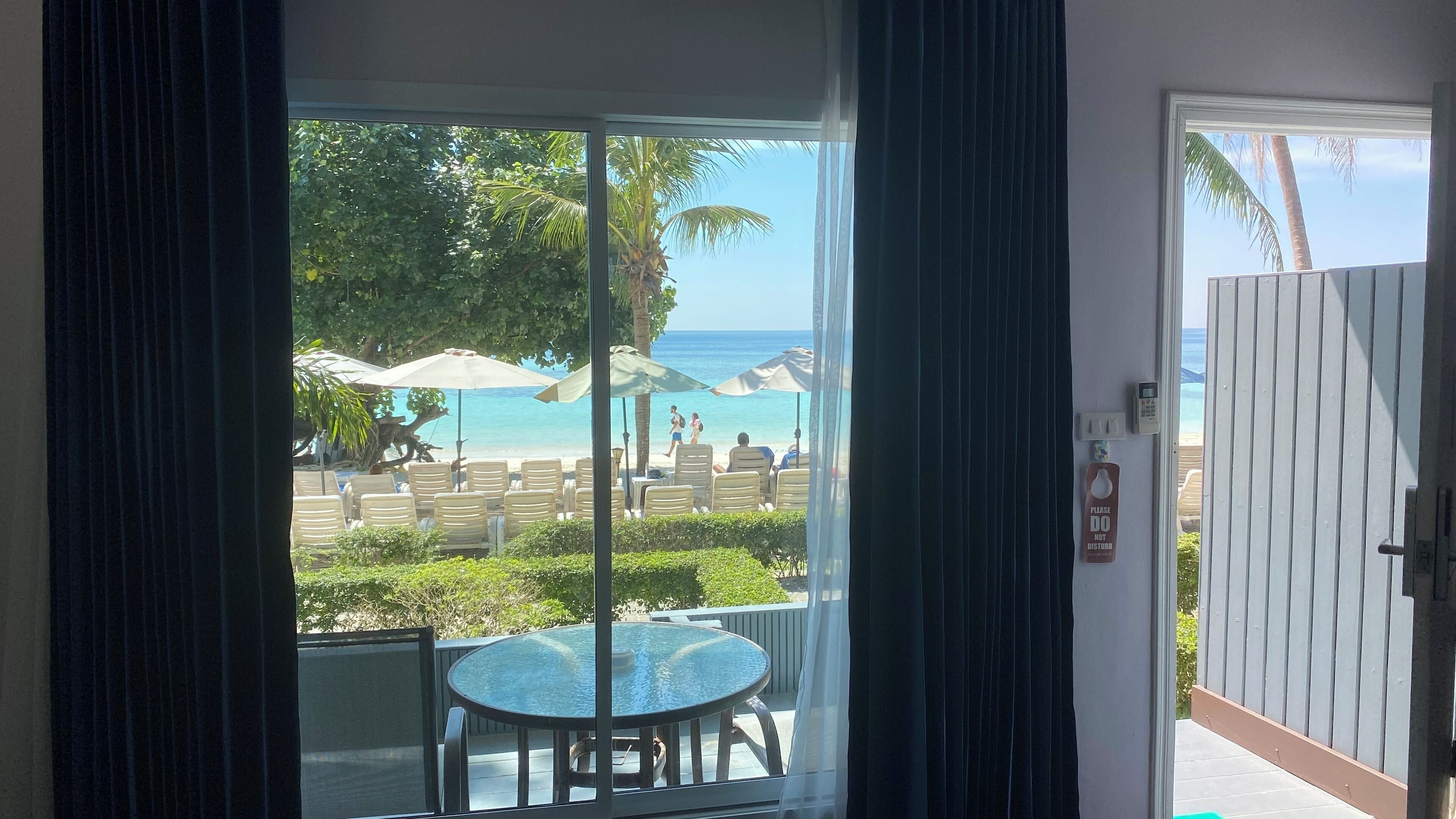 Beachfront Sea View Pavilion | Ausblick vom Zimmer