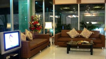 Sala de estar en el lobby