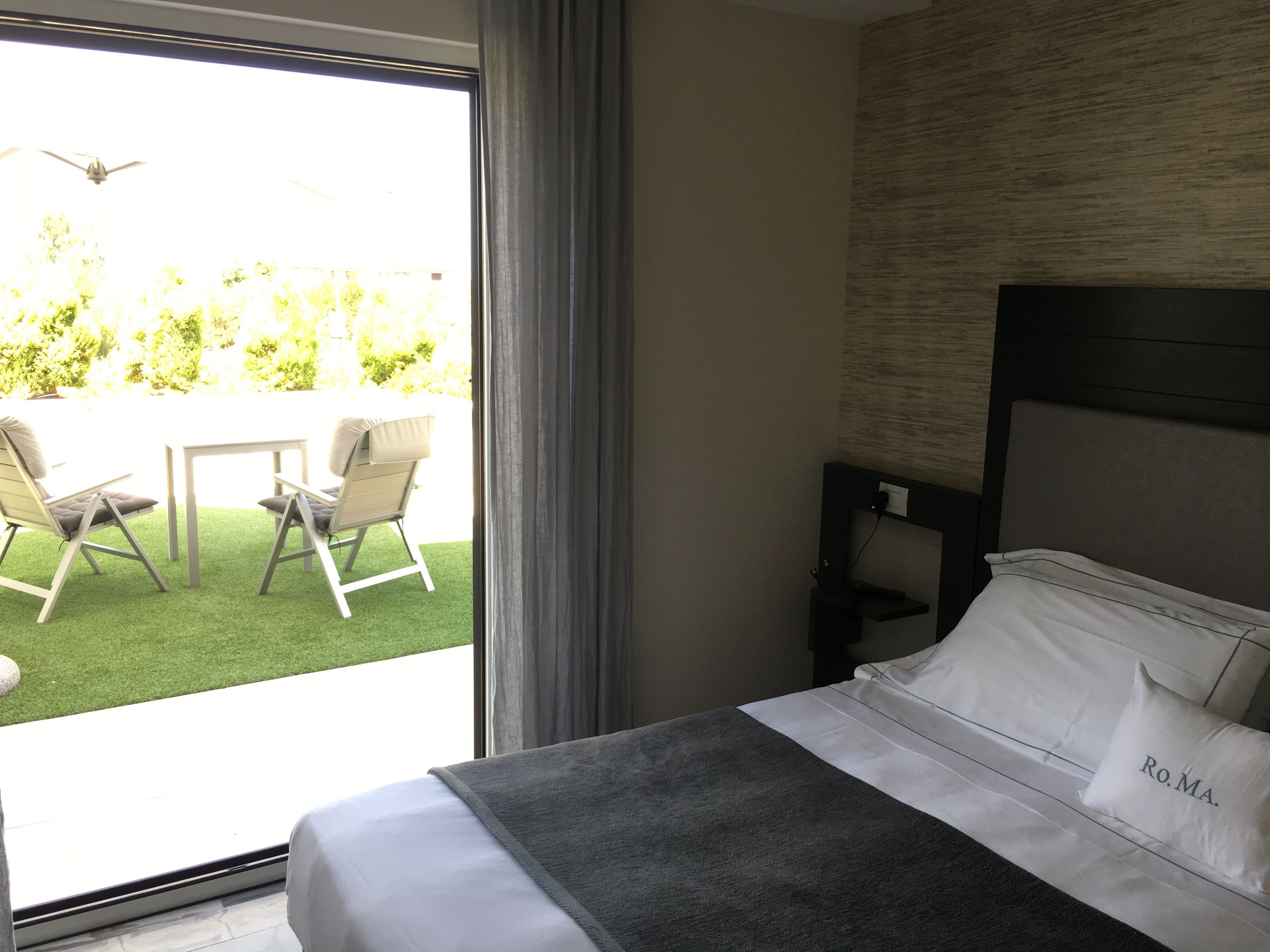 Dobbeltrom – comfort, terrasse | Sengetøy i egyptisk bomull, sengetøy av topp kvalitet og dundyner