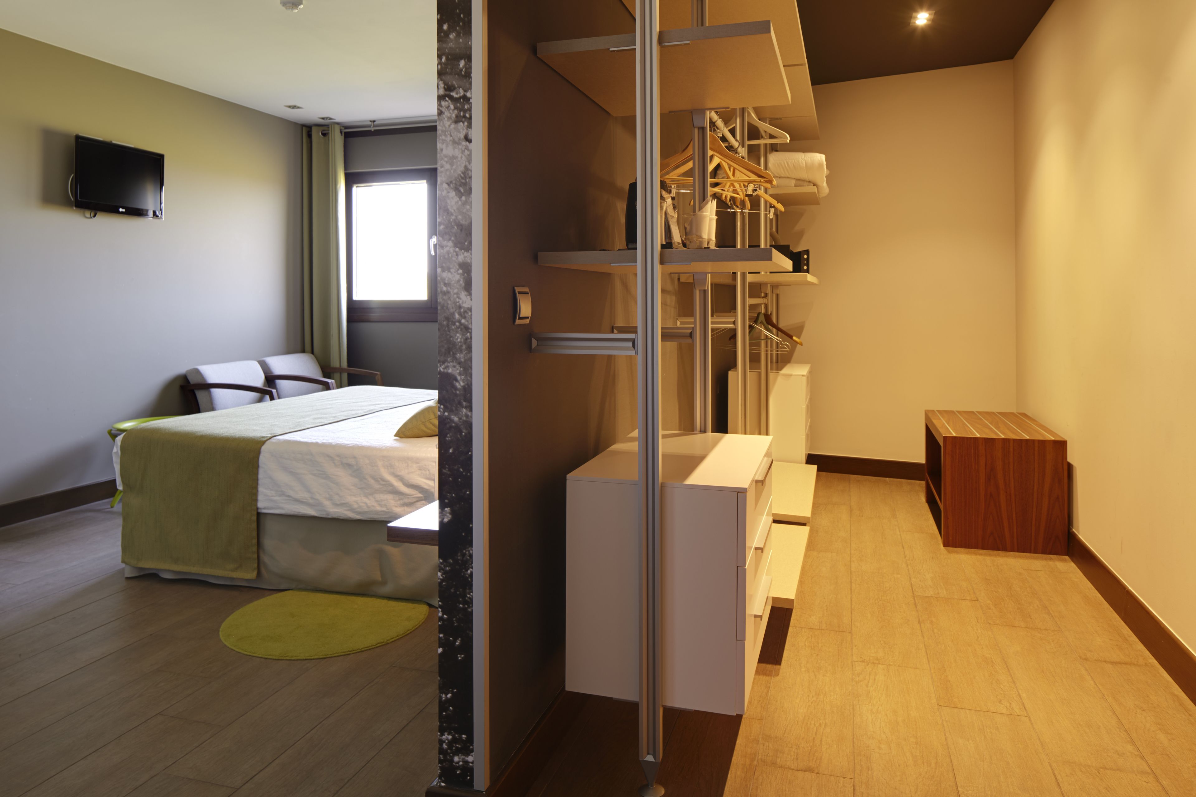 superior double room, bathtub, mountain view | minibar, in-room safe, desk, blackout curtains