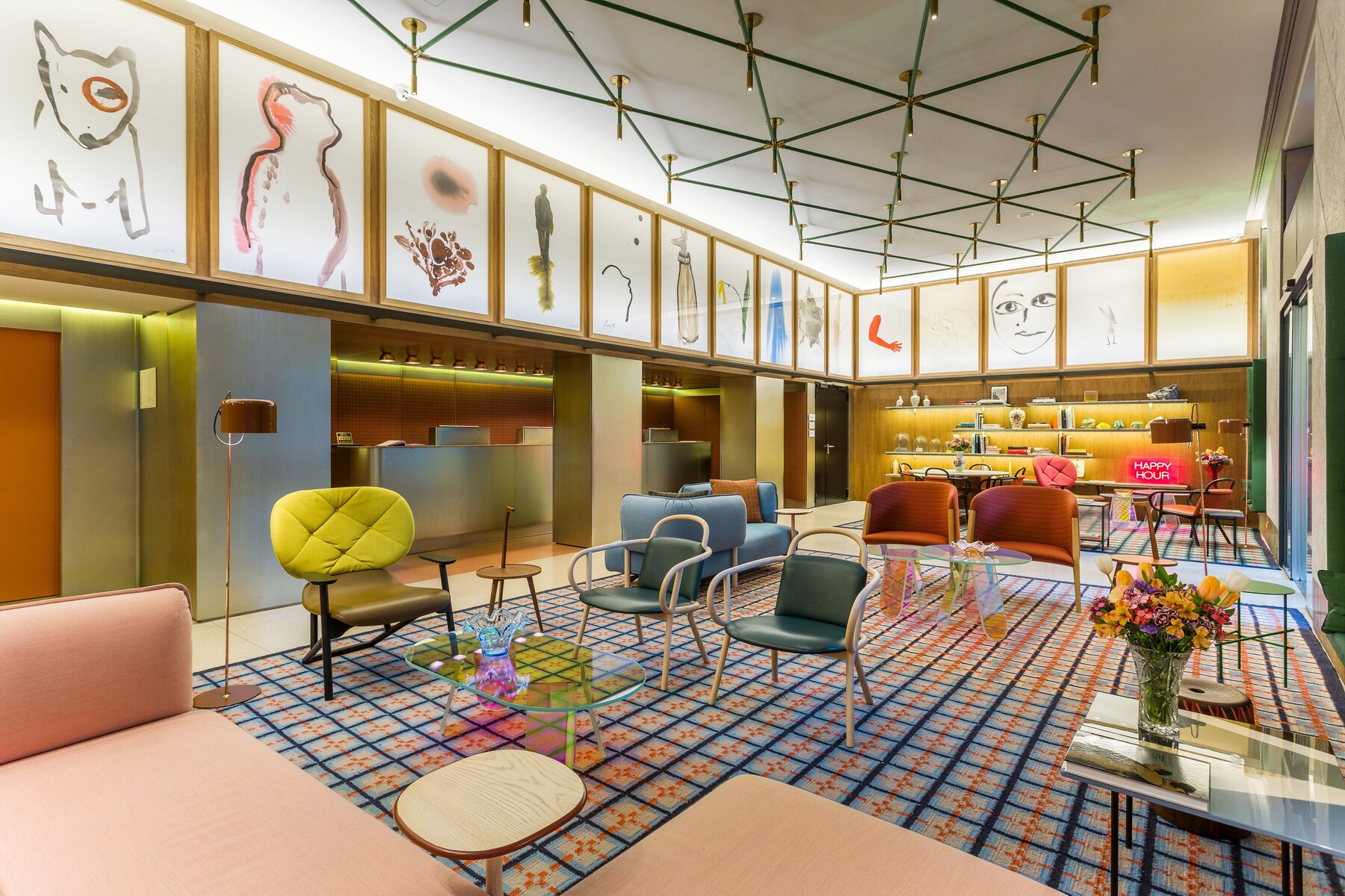 Lobby sitting area