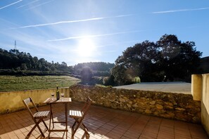 Superior Quadruple Room, 1 Double Bed, Terrace, Mountain View | Terrace/patio