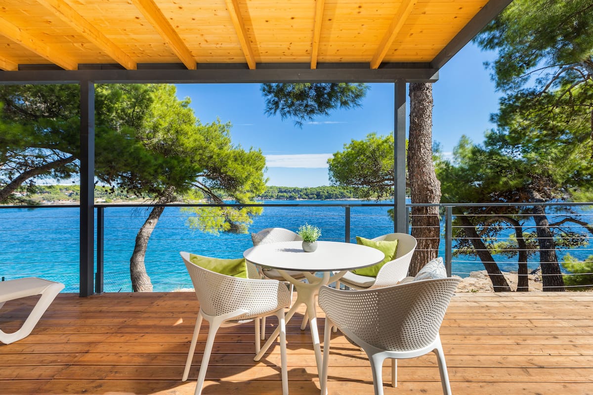 Premium Mobile Home, 2 Bedrooms, Terrace, Sea View | Terras