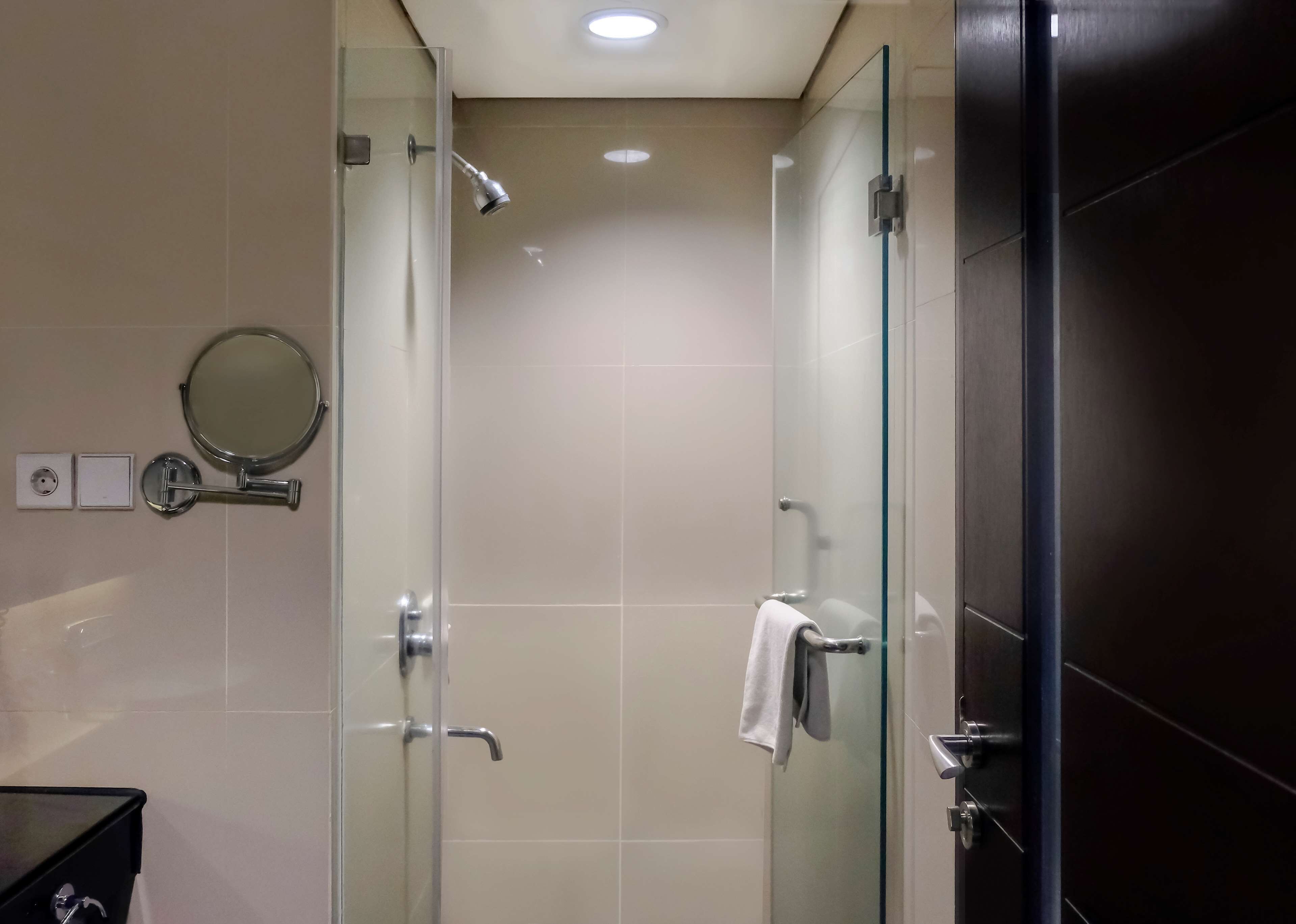 free toiletries, hair dryer, bathrobes, slippers