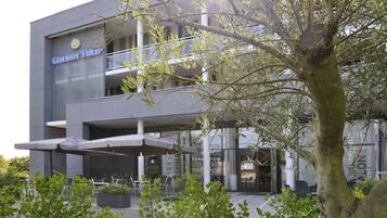 Overnatningsstedets facade