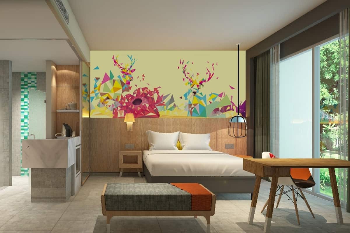 deluxe room, 1 queen bed | view from room