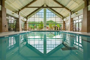 Indoor pool, seasonal outdoor pool
