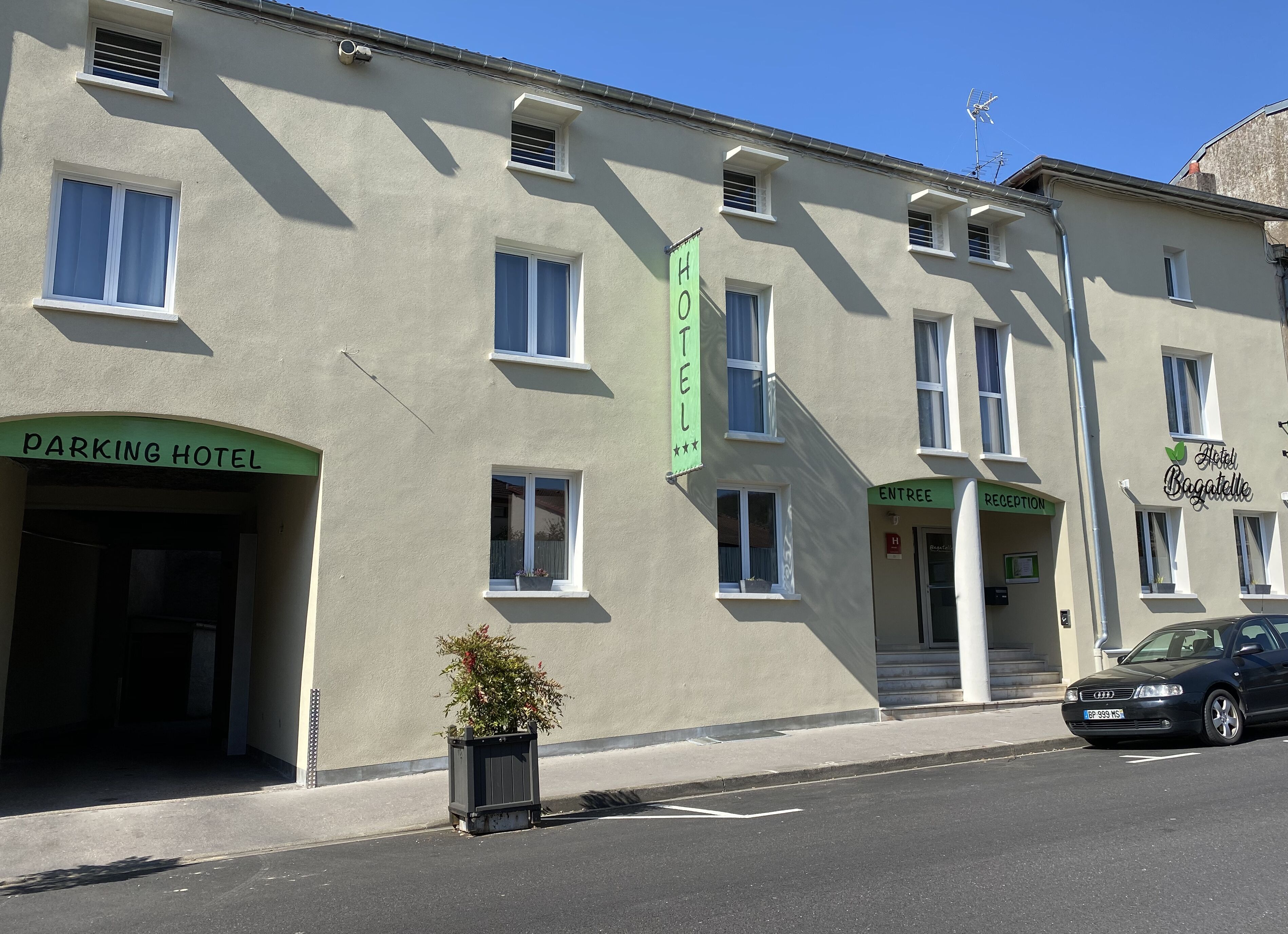 Façade de l’hébergement