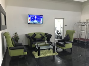 Zona de estar del vestíbulo