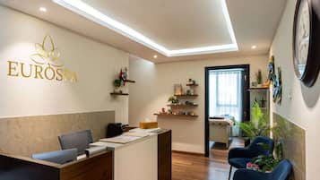 Welcome to EUROSPA, where guests can check in and enjoy a warm, inviting atmosphere.