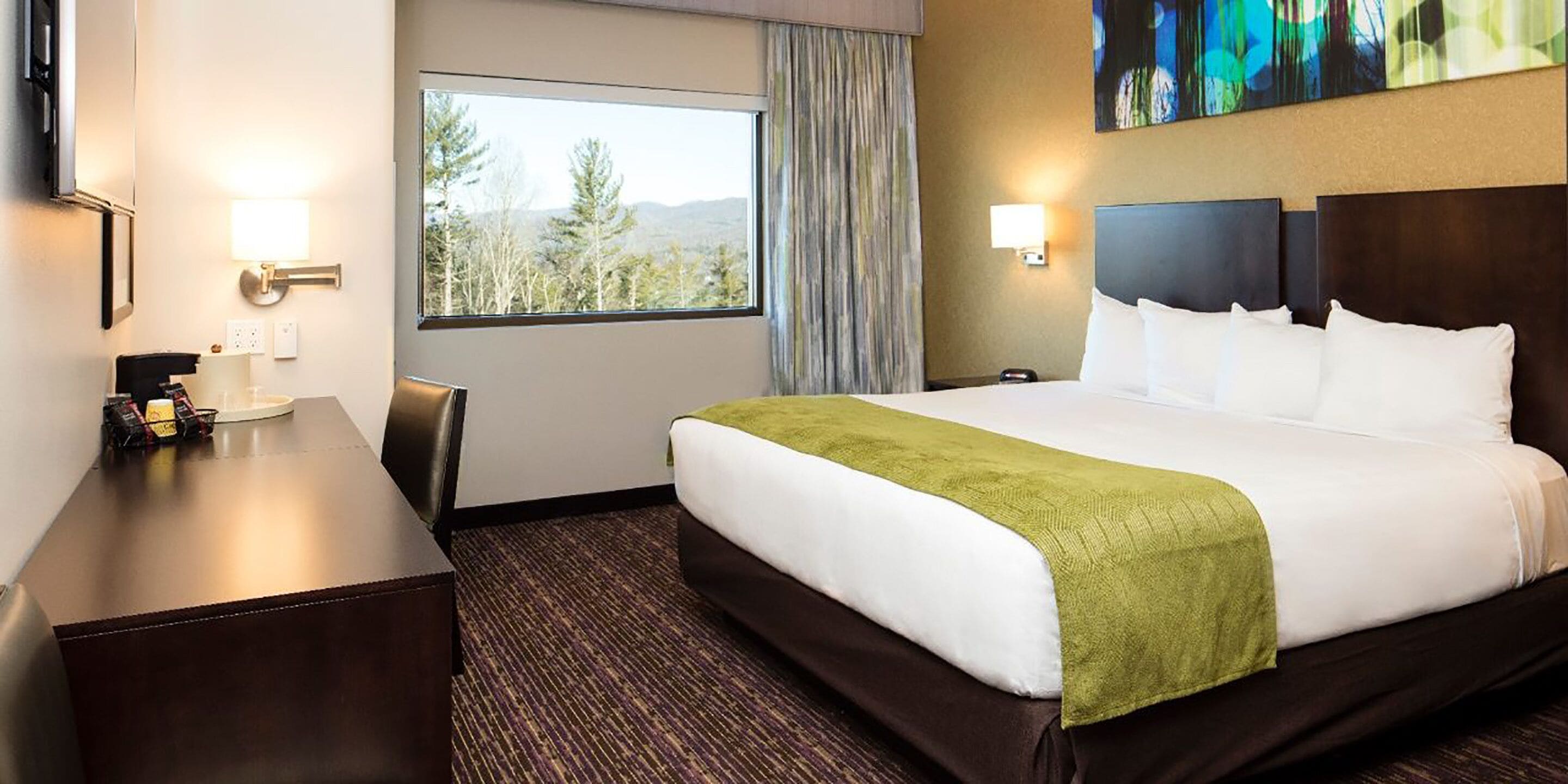 in-room safe, desk, laptop workspace, blackout curtains