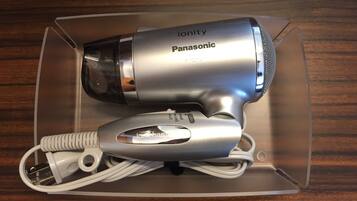 A Panasonic ionity hair dryer in its original packaging.