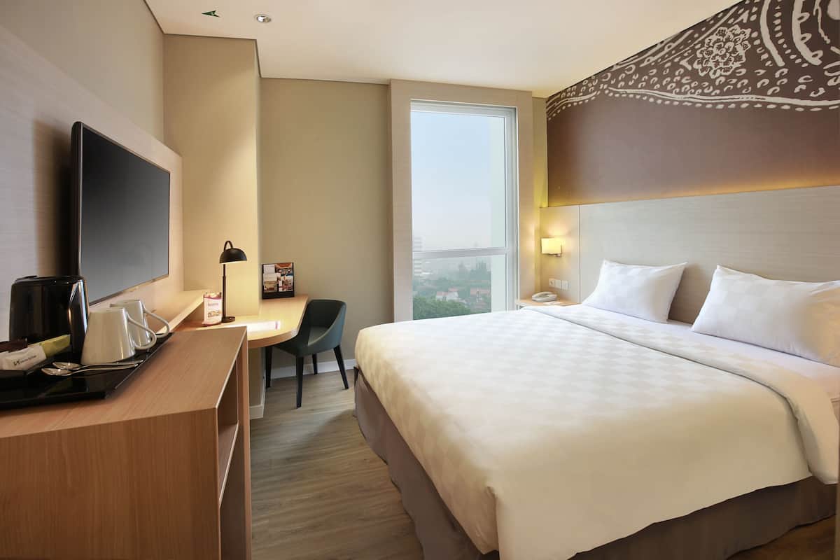 in-room safe, desk, blackout curtains, soundproofing