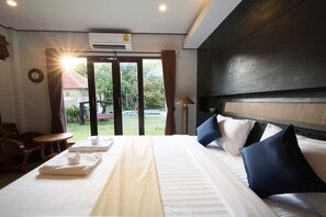 デラックス ルーム | ミニバー (無料)、客室ごとに異なる装飾、デスク、防音設備