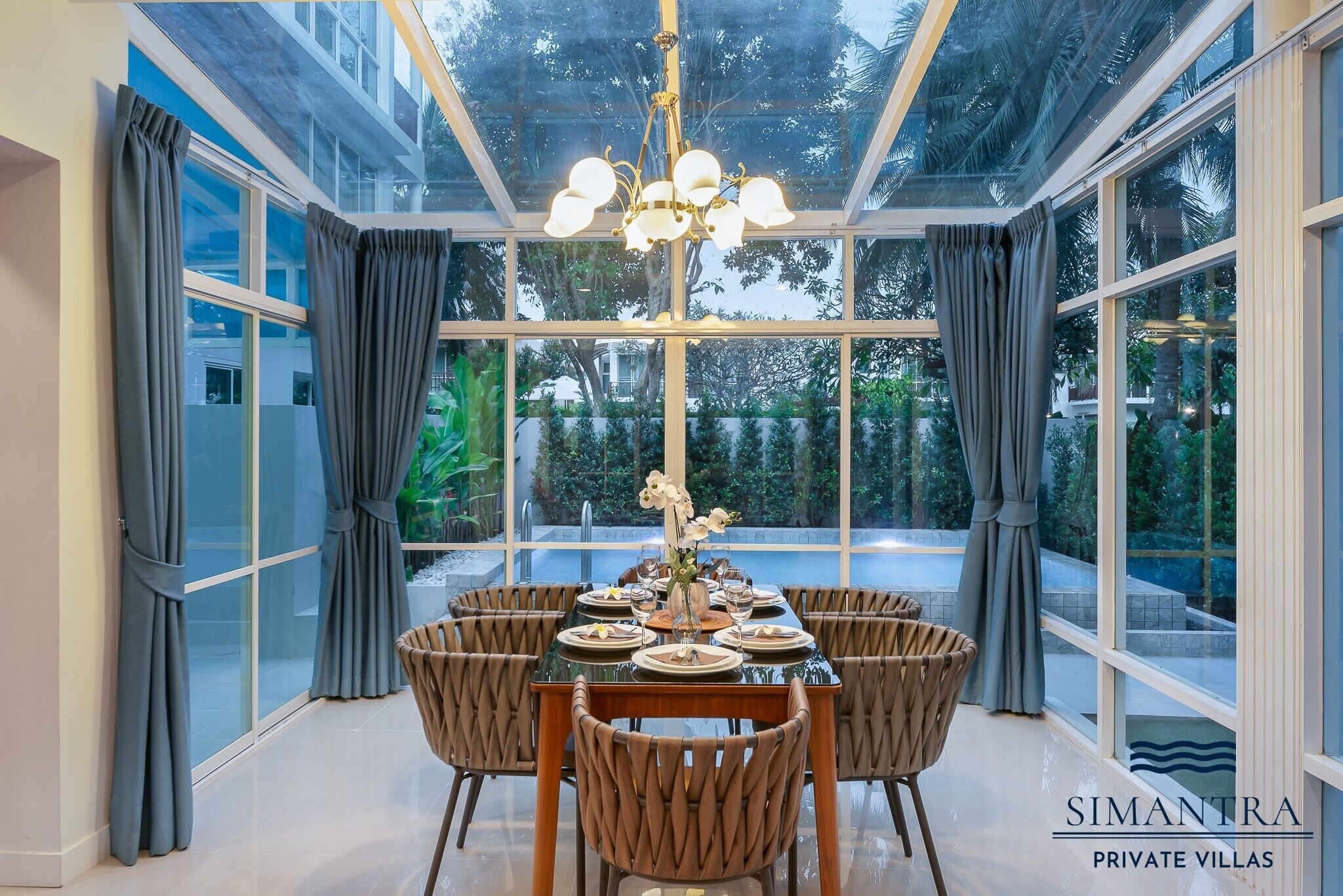3 Bedrooms Pool Villa | Dining room