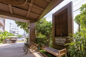 Overnatningsstedets facade